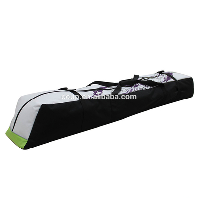 ল্যাপটপ কম্পার্টমেন্ট সহ কাস্টম কালো নাইলন স্পোর্টস ডুফলে ব্যাগ